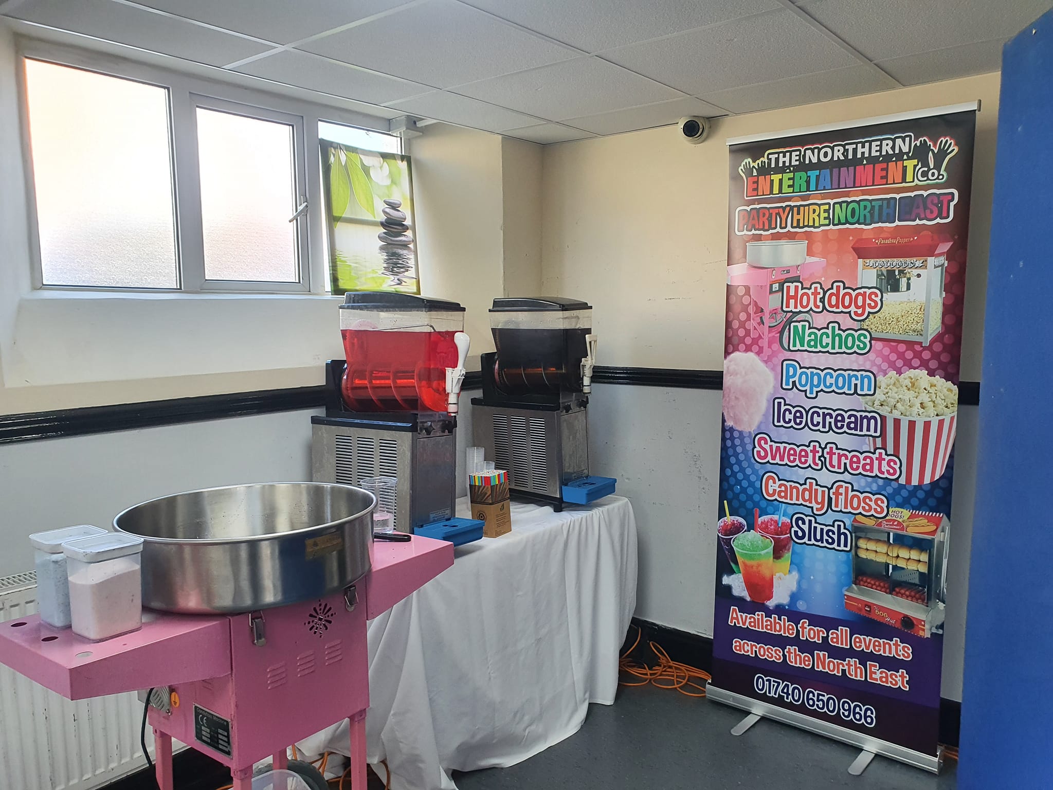 Slush and candyfloss hire