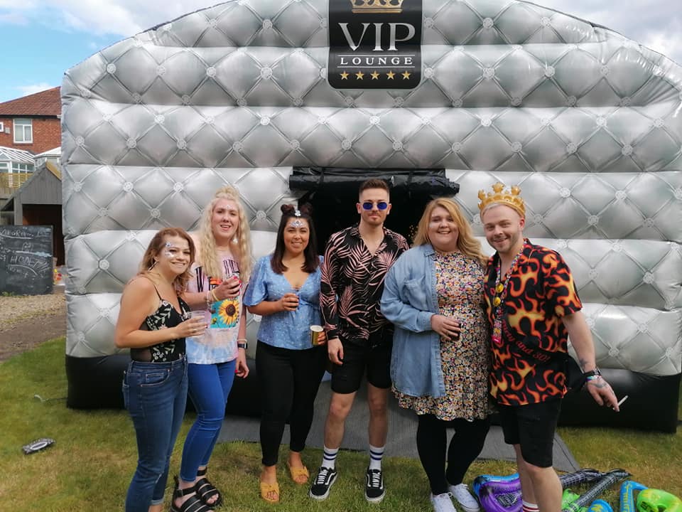 Inflatable pubs and nightclub hire