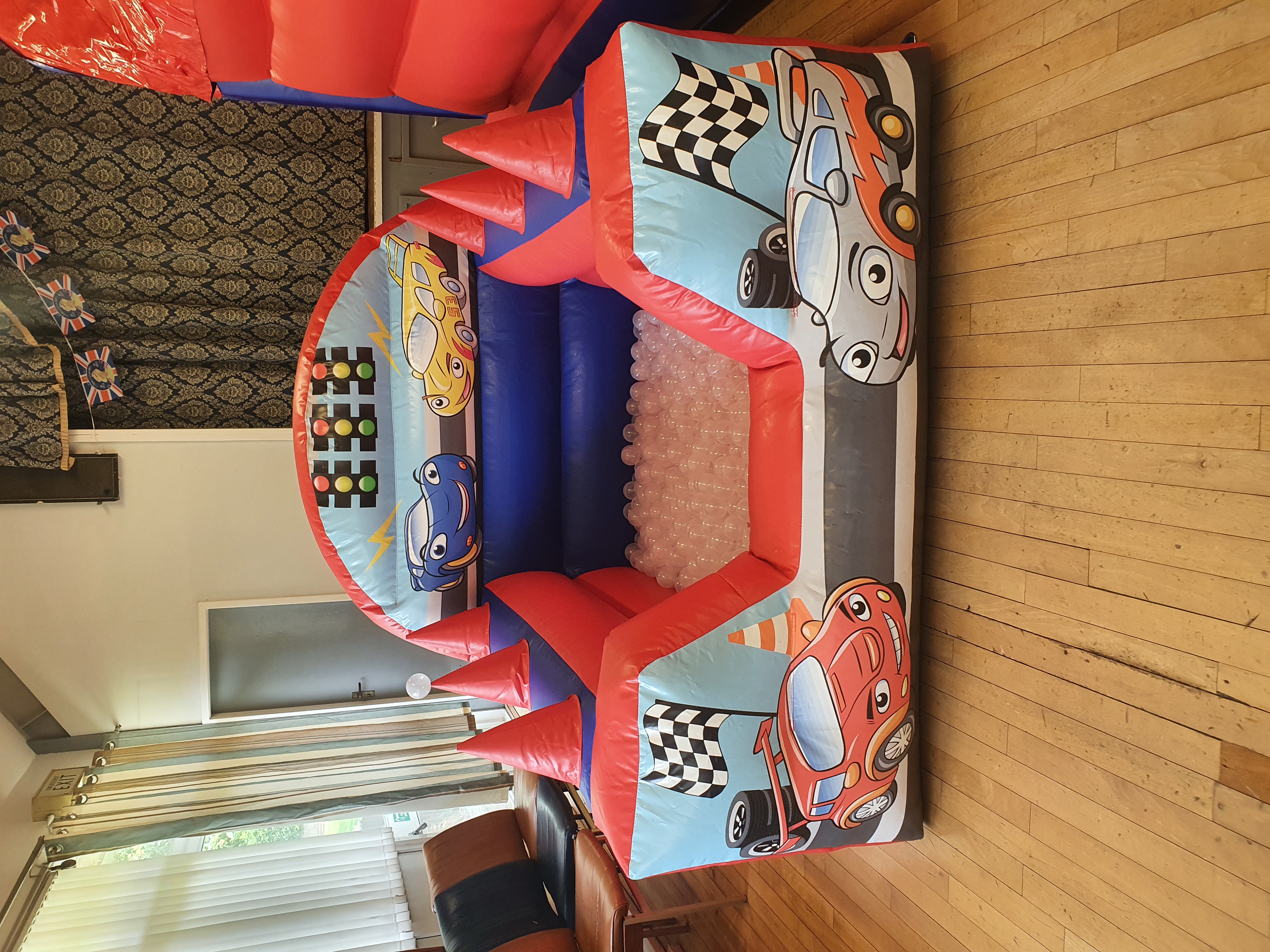 Race car ball pool hire