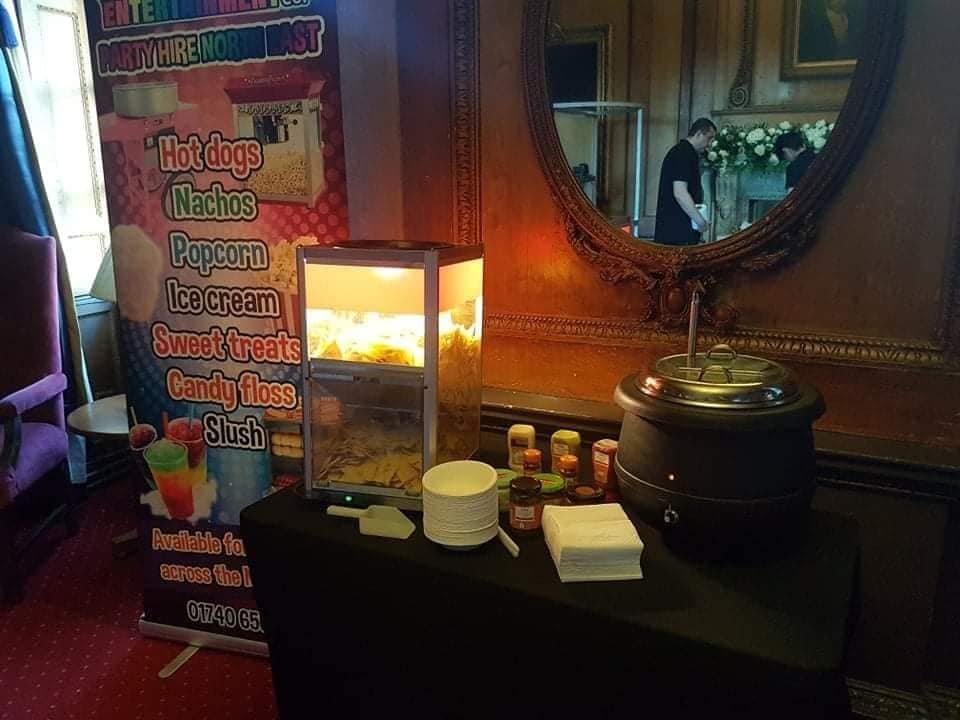 Loaded nacho station service