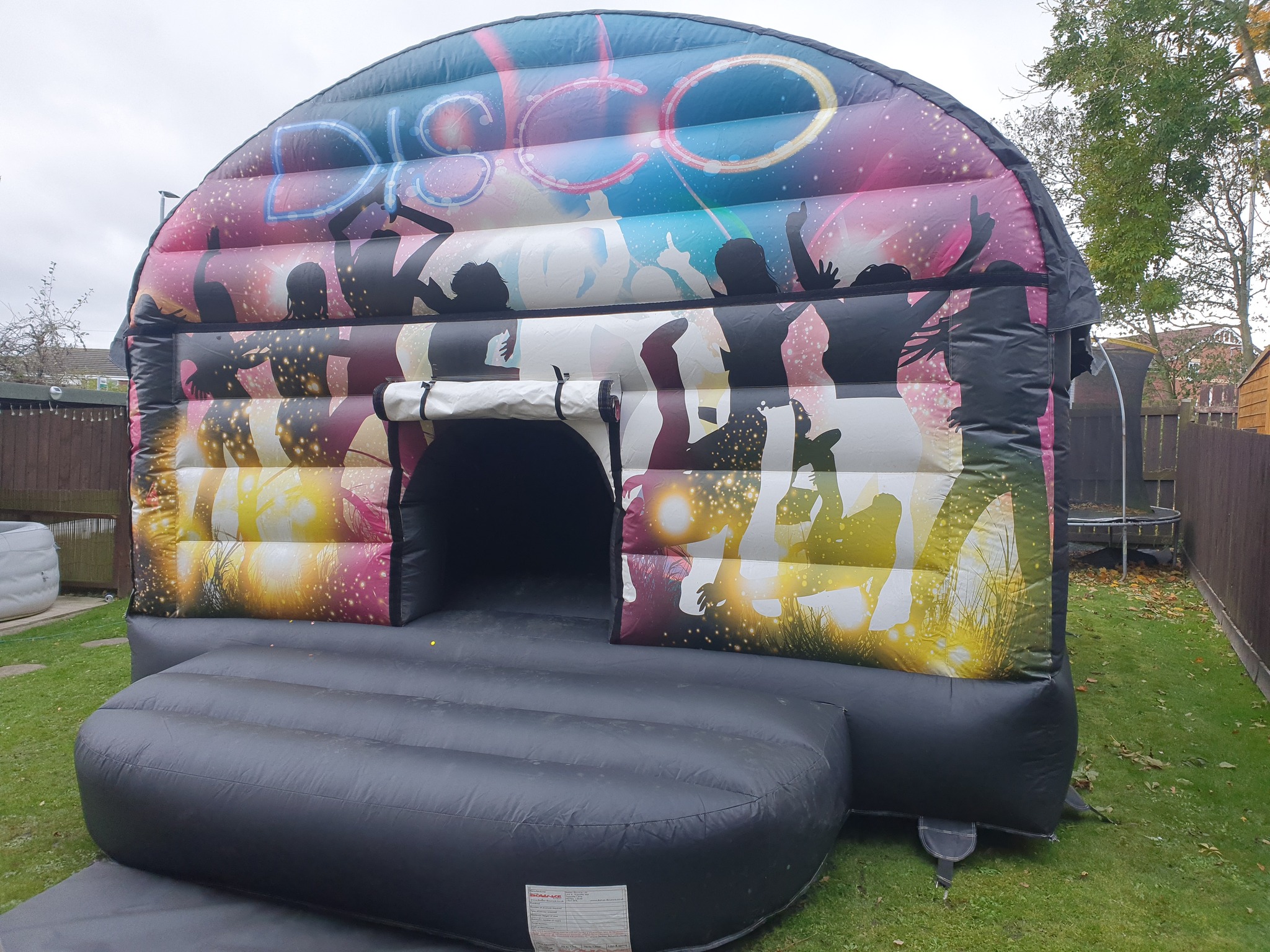 Disco dome inflatable bouncy castle