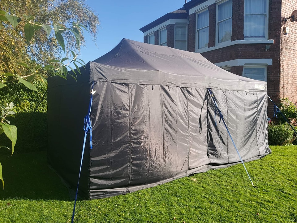 Party tents for garden hires