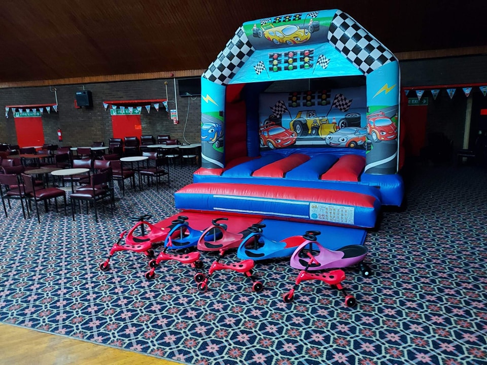 Add some scuttle bugs to your bouncy castle package