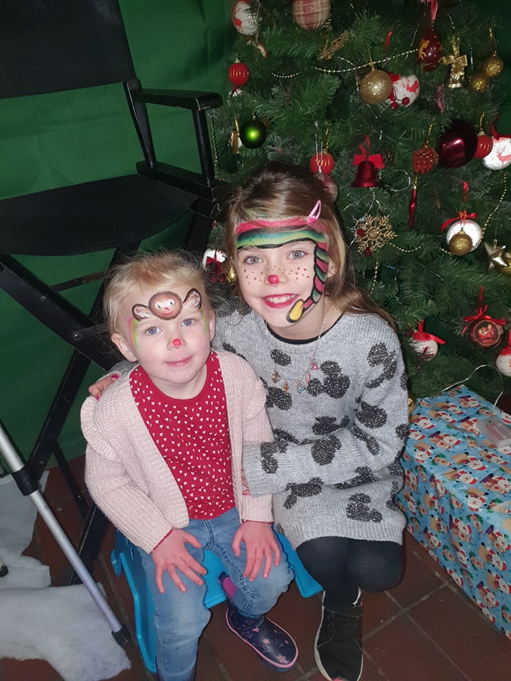 Christmas face painting