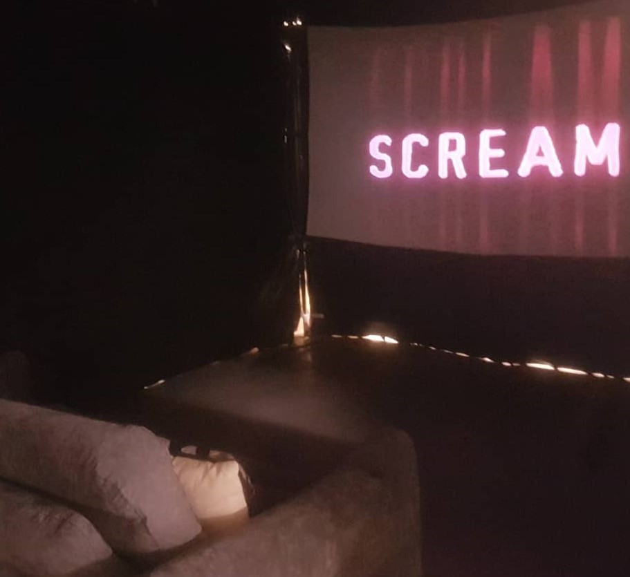 Daytime cinema tent package