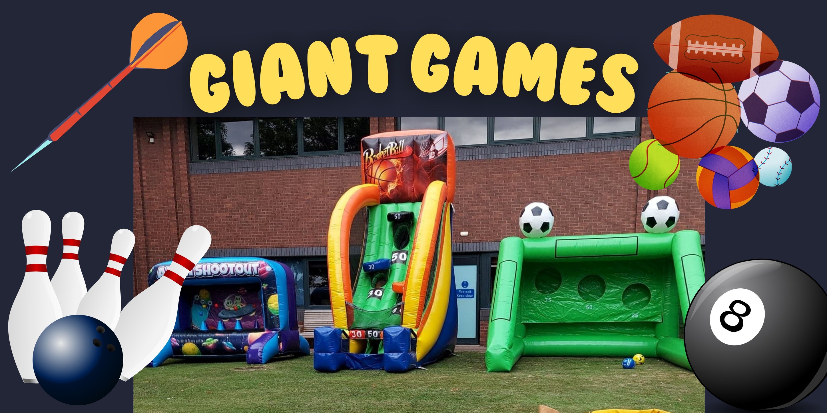 Event games hire Durham