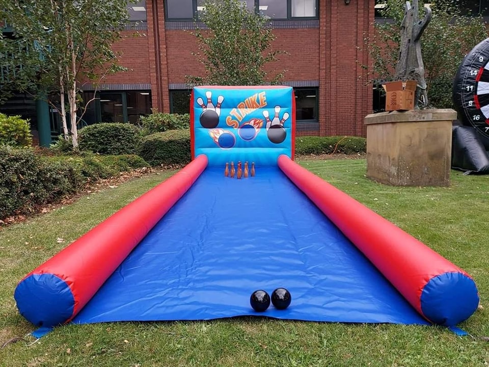inflatable bowling alley hire north east